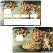 Load the image in the gallery, The birth of Venus - credit card sticker