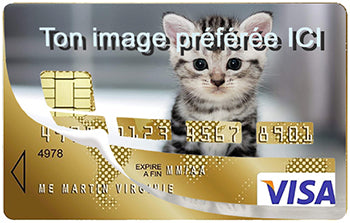 Adesivo personalizzato per carta di credito con la tua immagine preferita