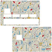 Charger l&#39;image dans la galerie, Cubisme- sticker pour carte bancaire
