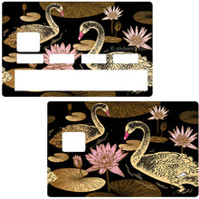 Upload image to gallery, Swans and Lotus - credit card sticker