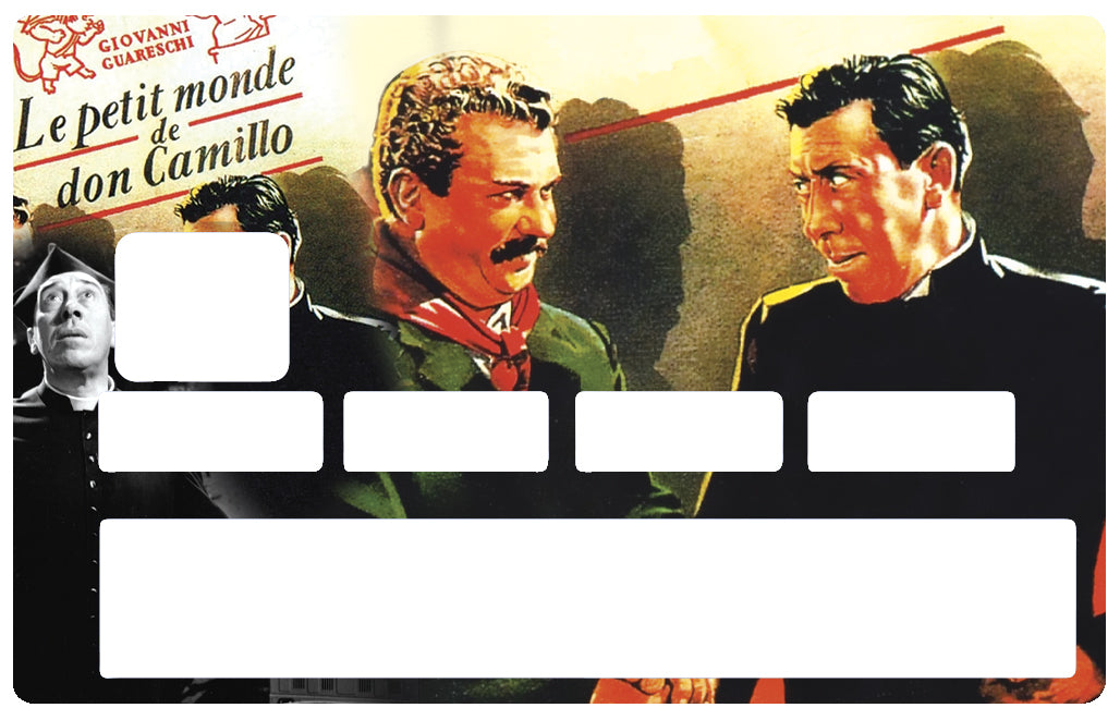 Don Camillo, édition limitée 100 ex- sticker pour carte bancaire