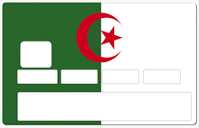 Charger l&#39;image dans la galerie, Drapeau de l&#39;Algerie- sticker pour carte bancaire
