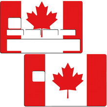 Upload image to gallery, Flag of Canada - credit card sticker