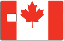 Upload image to gallery, Flag of Canada - credit card sticker