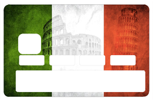Upload the picture to the gallery, historic Italy - credit card sticker