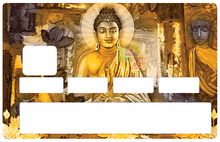 Charger l&#39;image dans la galerie, Golden Buddha- sticker pour carte bancaire
