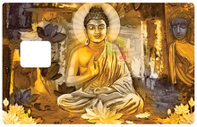 Upload image to gallery, Golden Buddha - credit card sticker