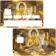 Bild in Galerie hochladen, Goldener Buddha - Kreditkartenaufkleber