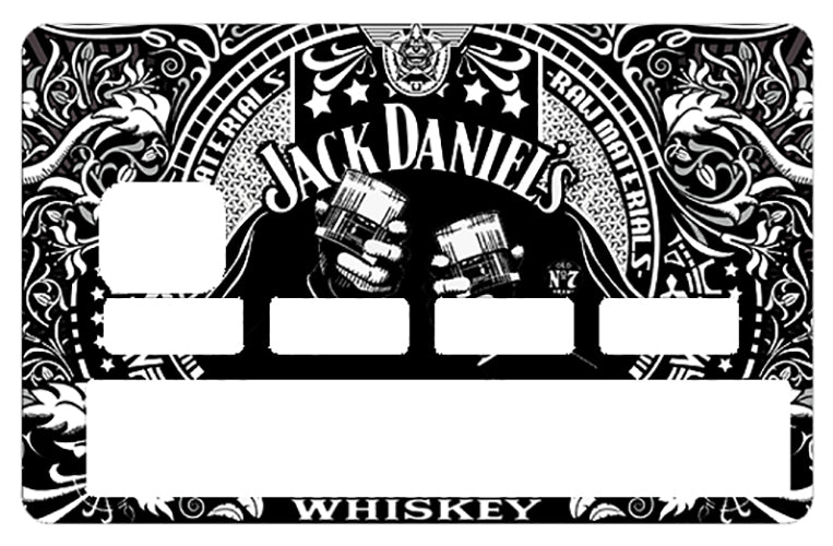 I love Jack Daniels- sticker pour carte bancaire