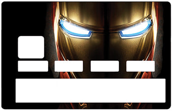 Tribute to Iron Man - sticker pour carte bancaire