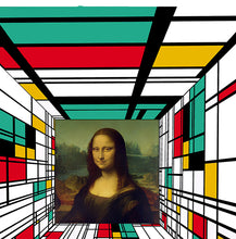 Upload image to gallery, Mona Lisa meets Mondrian