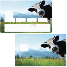 Charger l&#39;image dans la galerie, La Vache - sticker pour carte bancaire

