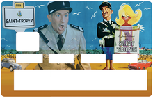 Load the image in the gallery, Le gendarme, tribute to Louis de Funes, limited series 50 ex. - credit card sticker