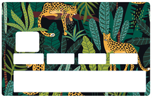 Charger l&#39;image dans la galerie, Leopards dans la jungle - sticker pour carte bancaire

