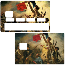 Load the image into the gallery, Liberté, egalité, fraternité - credit card sticker