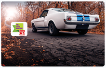 Upload image to gallery, MUSCLE CAR - credit card sticker
