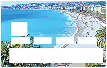 Load the image into the gallery, NICE, the Baie des Anges - credit card sticker