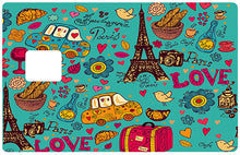 Upload the image to the gallery, Paris will always be Paris - credit card sticker