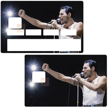 Charger l&#39;image dans la galerie, Freddie Mercury  - sticker pour carte bancaire
