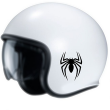 Carga la imagen en la galería, Spider, 2 Pegatinas RETRO-REFLECTANTES para casco, moto, coche, bicicleta, scooter...
