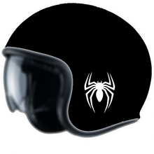 Load the image in the gallery, Spider, 2 RETRO-REFLECTIVE Stickers for helmet, motorcycle, car, bicycle, scooter...