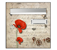 Upload Image to Gallery, Mailbox Sticker, Letter and Poppy