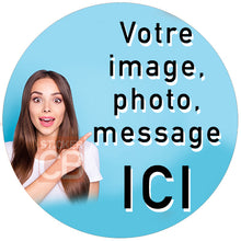 Load the image in the gallery, Your set of personalized stickers, ROUND format, Dia. 7cm, 10cm or 15cm