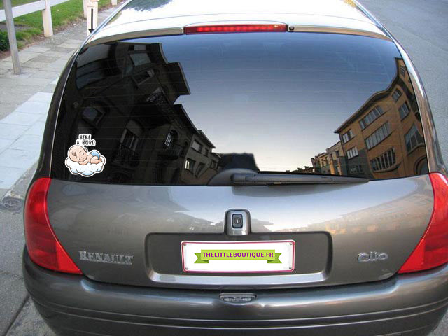 BONFINITY ADESIVO BEBE' bimbo a bordo per auto sticker baby on board  esterno EUR 10,00 - PicClick IT