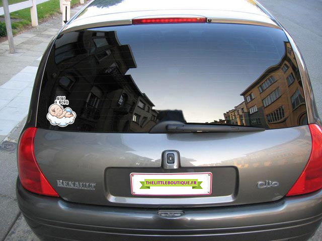 Stickers Bébé à Bord Renault Fille - Vinyle, Plus De 10 Pièces, Neuf, Décoration Personnalisée Pour Voiture
