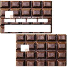 Charger l&#39;image dans la galerie, Tablette de chocolat - sticker pour carte bancaire
