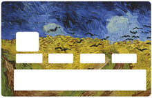 Load the picture into the gallery, Van Gogh, the wheat fields - credit card sticker