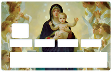Charger l&#39;image dans la galerie, La vierge a l&#39;enfant - sticker pour carte bancaire
